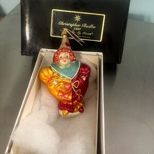 1999 Christopher Radko “Dear To My Heart” Pediatric Cancer Charity Ornament